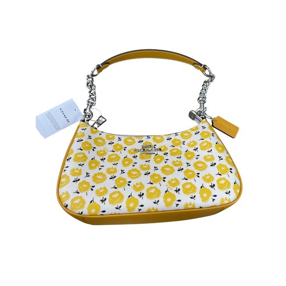 Coach Floral PT Teri yeloow Shoulder handbag SKU 9123 - Picture 1 of 16